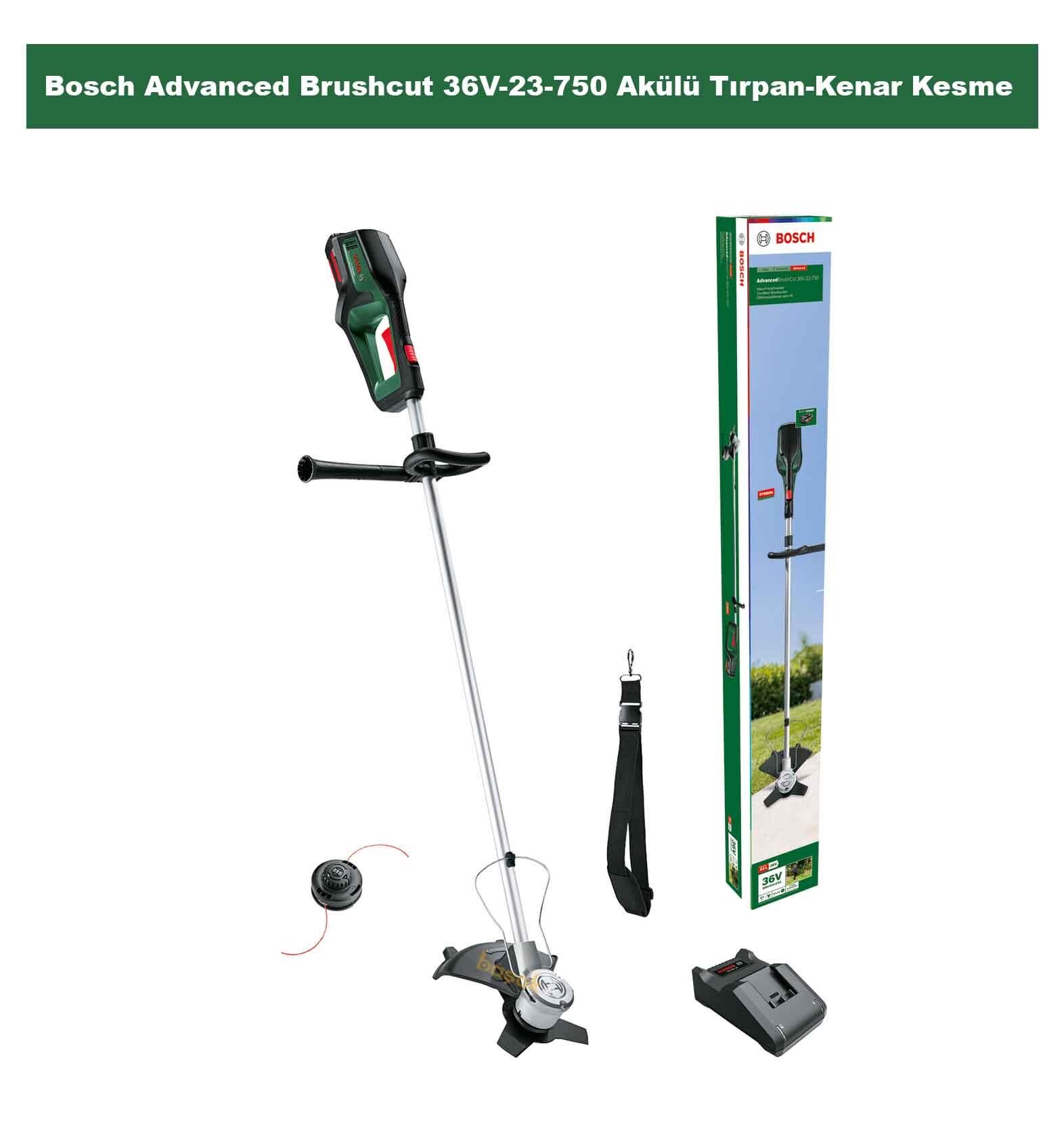 Bosch Advanced Brushcut 36V-23-750 Akülü Tırpan-Kenar Kesme 1x2Ah 06008C1K03