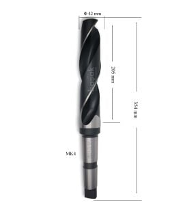 MTE 42 mm Mors Konik Saplı Matkap Ucu HSS (DIN 345)