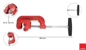 Ceta Form 2'' Çelik Boru Kesici 10 - 60mm I30-2