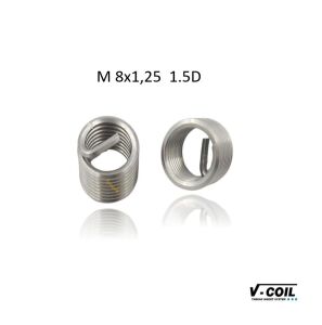 V-Coil M 8x1,25 Tırnaklı 1,5D Helicoil Yay İnox (1 Adet) 07311