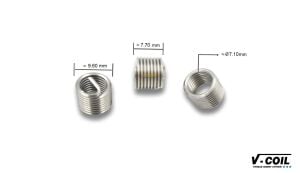 V-Coil M 8x1,25 Tırnaklı 1,5D Helicoil Yay İnox (1 Adet) 07311