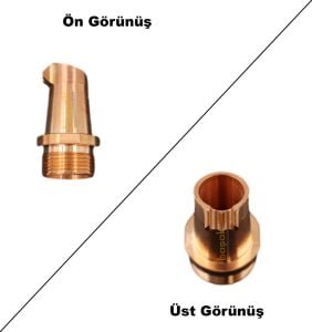 Zenweld SUP 20-23T Lazer Torç Dual Meme 1.6 mm Z03.05.26.138