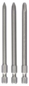 Bosch Bits Uç PH1/2/3 89 mm 3'lü Set ExtraHard 2607001757
