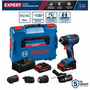 Bosch Expert EXSR18V-90FC 2x4 Ah Akülü FlexiClick Vidalama Seti 06019R2001