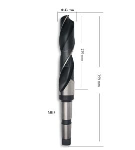 MTE 43 mm Mors Konik Saplı Matkap Ucu HSS (DIN 345)