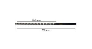 PTG 4x280 mm Ekstra Uzun Metal Matkap Ucu HSS DIN 1869 -3