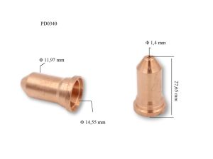 Trafimet PT 100 1,4mm Plazma Kesim Meme 51248.14 PD0340-14