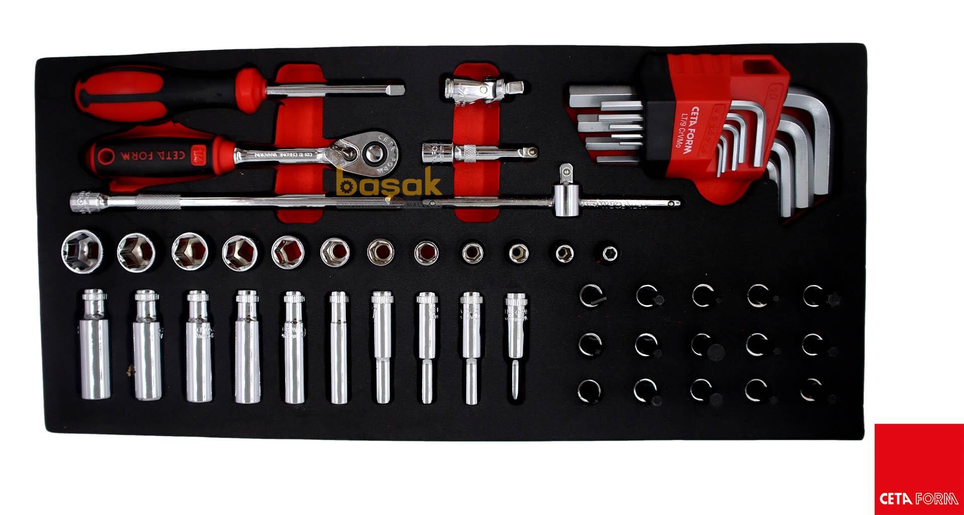 Ceta Form C00-E52H2 1/4'' 52 Parça Lokma Seti