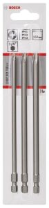 Bosch Bits Uç PH1/2/3 152 mm 3'lü Set ExtraHard 2607001758