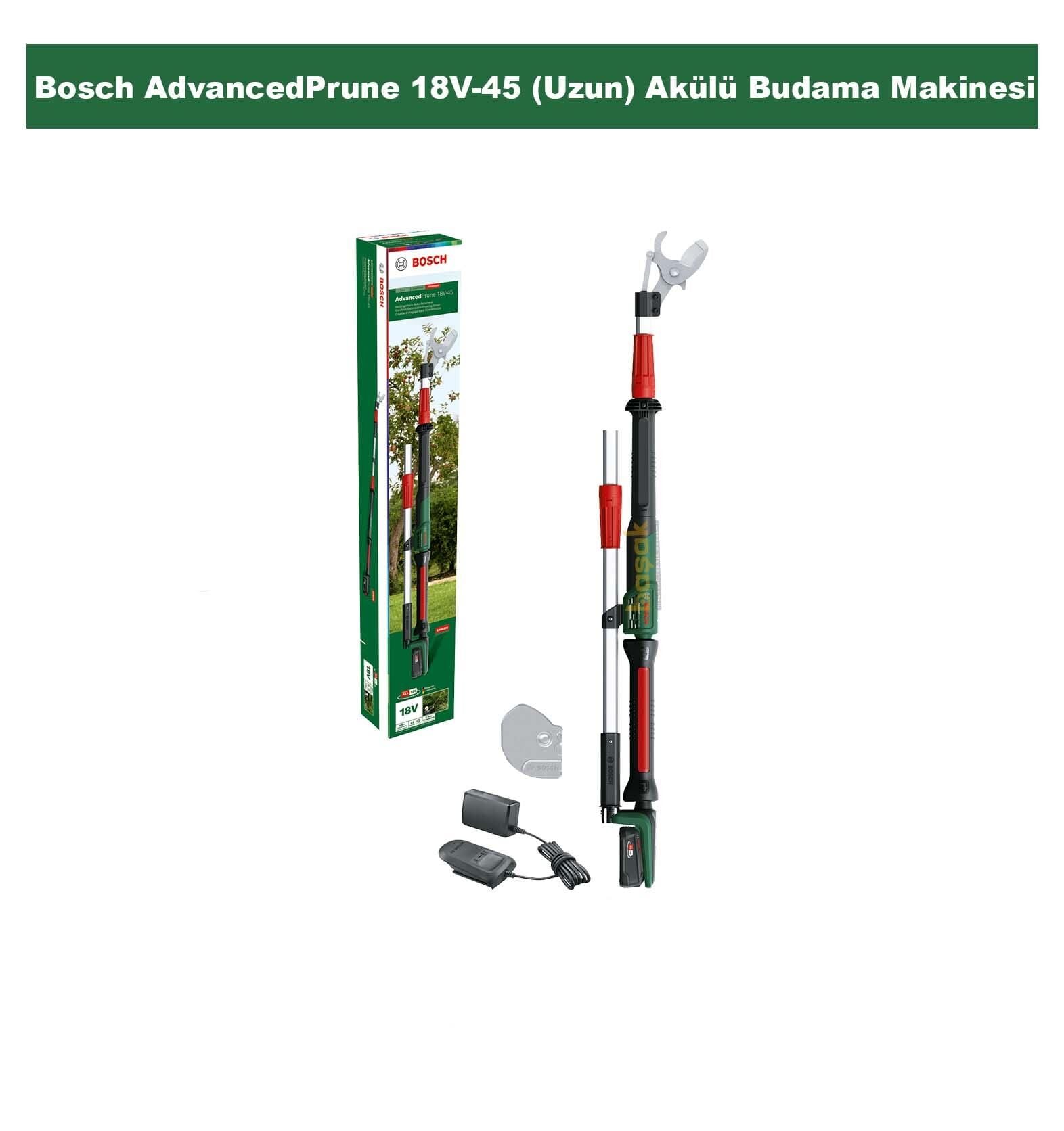 Bosch Advanced Prune 18V-45 1x2 Ah Akülü Uzun Dal Budama 06008C5000