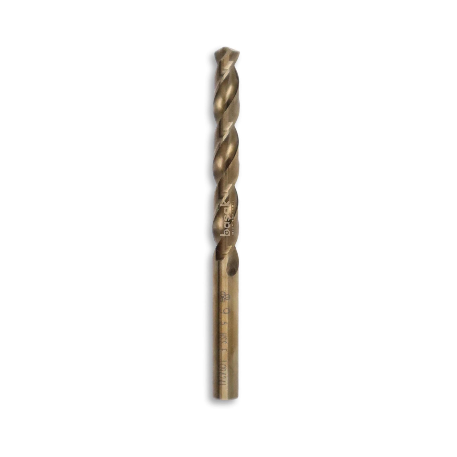 MTE 9,5 mm Paslanmaz Matkap Ucu Altın Seri HSS-E DIN 338