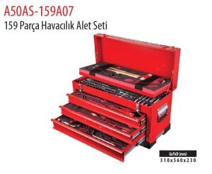 Ceta Form A50AS-159A07 159 Parça Havacılık Alet Seti