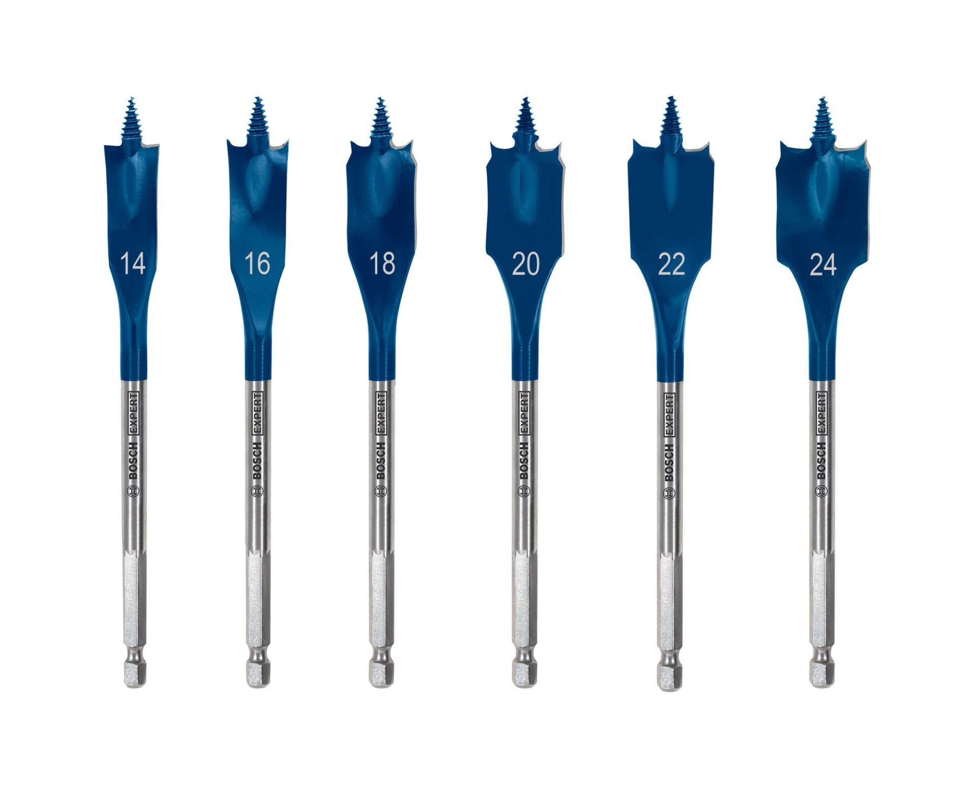 Bosch 14-24 mm 6’lı Expert Yaprak Matkap Ucu Seti 2608900332