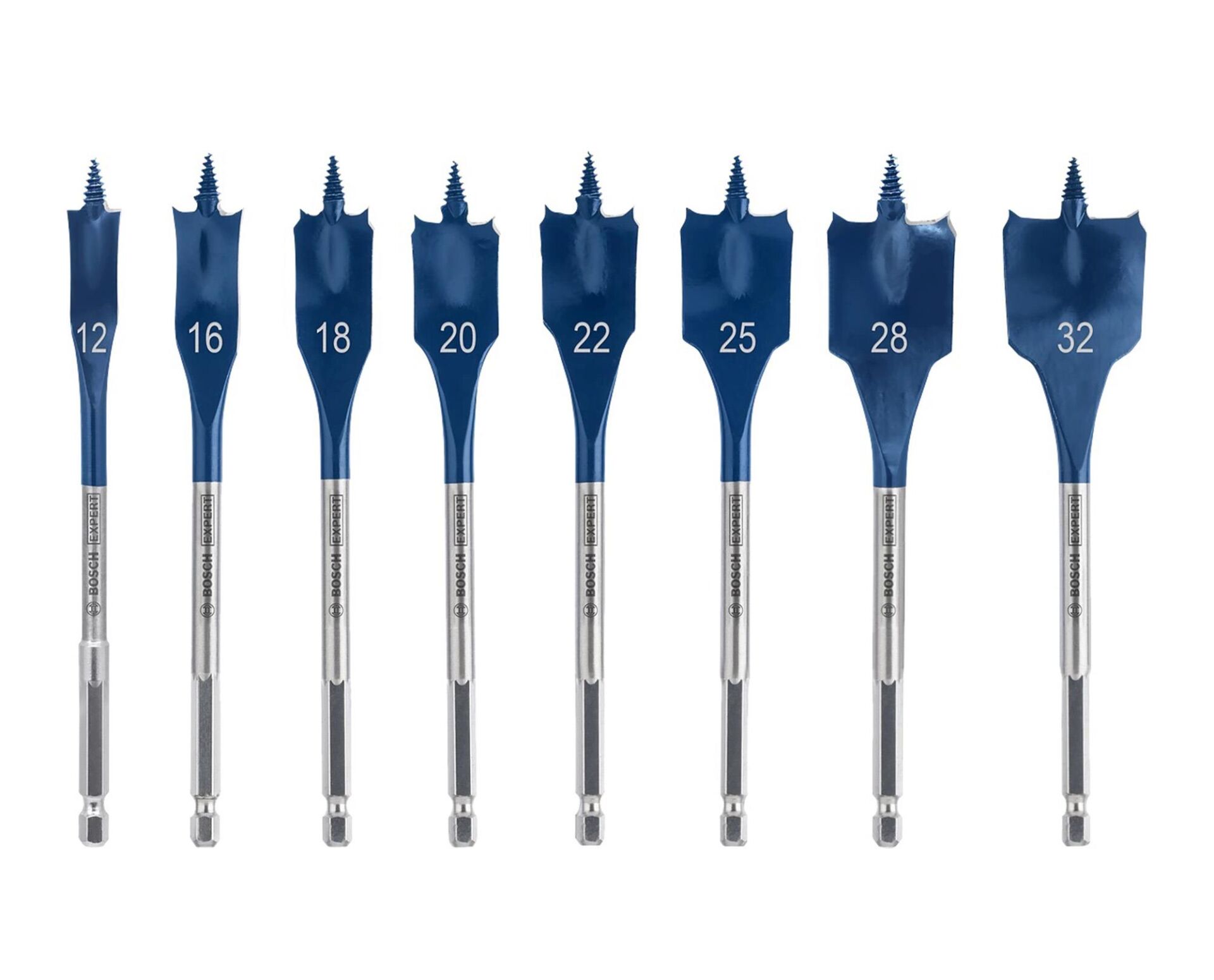 Bosch 12-32 mm 8’li Expert Yaprak Matkap Ucu Seti 2608900335
