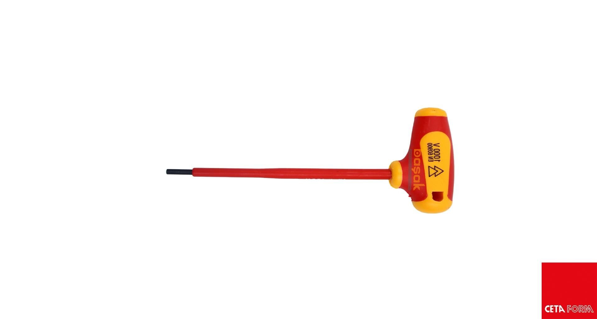 Ceta Form 1000V T Saplı 3x100 mm İzoleli Allen Anahtar GK10-030