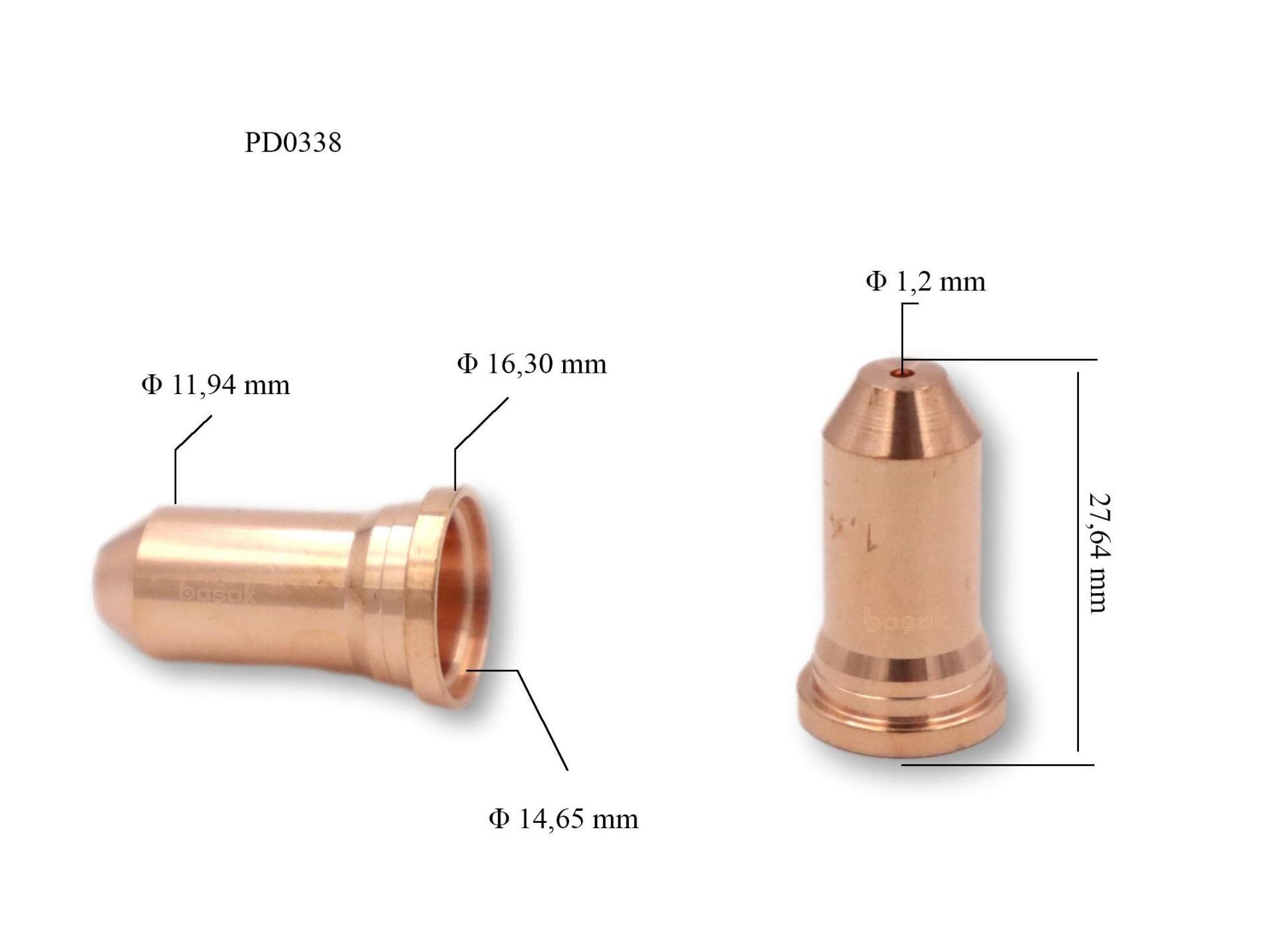 Trafimet PT 100 1,2mm Plazma Kesim Memesi 51246.10 PD0338-12