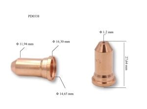 Trafimet PT 100 1,2mm Plazma Kesim Memesi 51246.10 PD0338-12