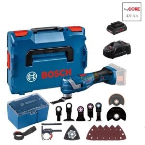 Bosch GOP 18V-34 1x4 Ah ProCore Akülü Çok Amaçlı Kesici Makine 16 Parça Aksesuarlı