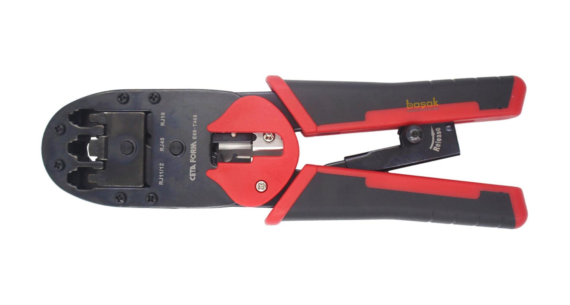 Ceta Form 190 mm Jak Sıkma Pensesi (Telefon/Data) -4P-6P-8P E69-T468