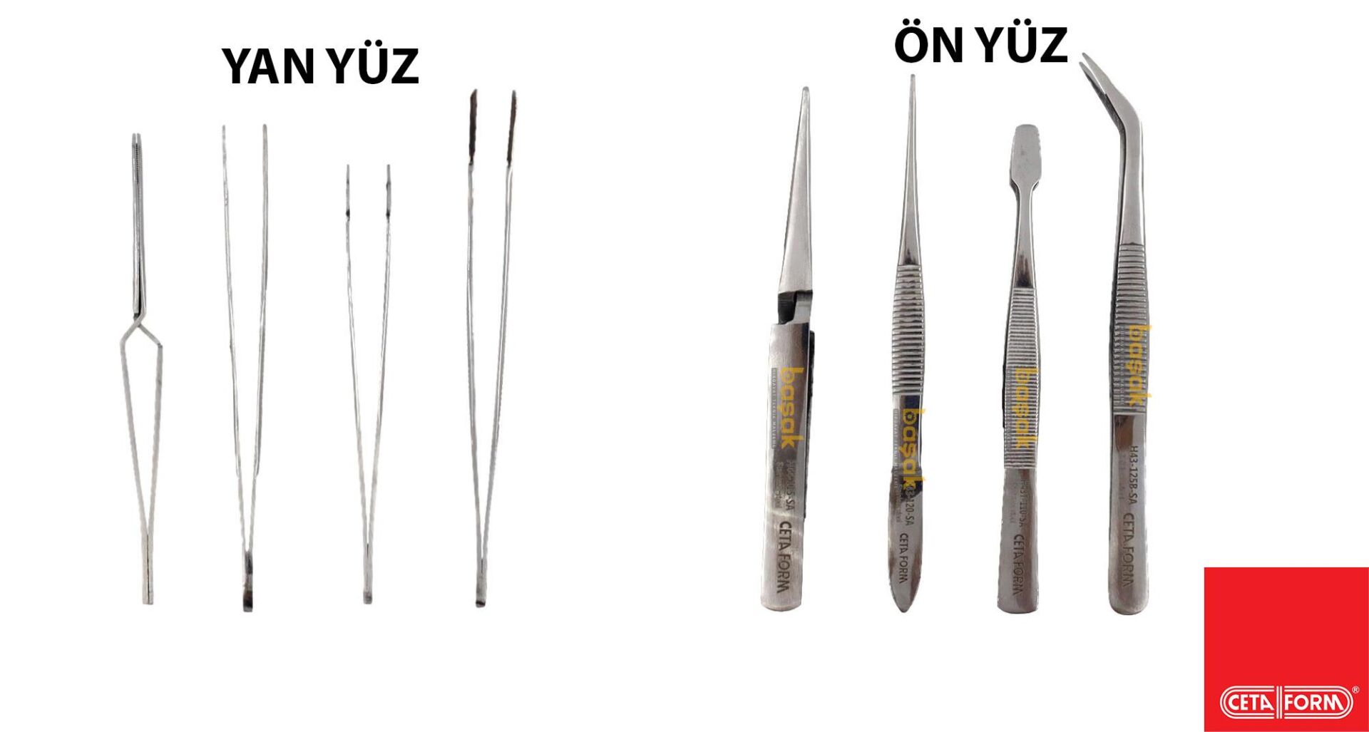 ピコセラム プラスC 4本セット Ceta Form 4 Parça Cımbız Takımı H40-R04 | CETA FORM | Profesyonel