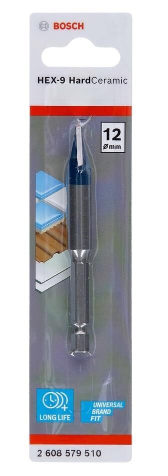 Bosch HEX-9 12 mm Sert Seramik ve Cam Delme Ucu 2608579510