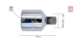 Ceta Form 3/4’’ Lokma Adaptörü - D:3/4” E:1/2” C31-91