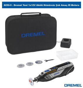 Dremel 8250-5 Yeni 1x12V Akülü Kömürsüz Çok Amaç El Motoru F0138250JA