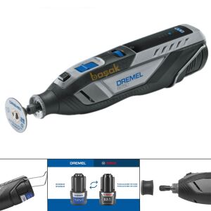 Dremel 8250-5 Yeni 1x12V Akülü Kömürsüz Çok Amaç El Motoru F0138250JA