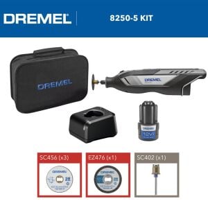 Dremel 8250-5 Yeni 1x12V Akülü Kömürsüz Çok Amaç El Motoru F0138250JA