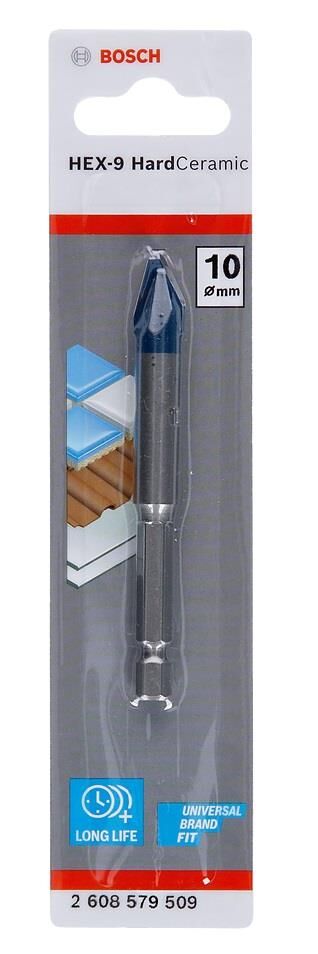 Bosch HEX-9 10 mm Sert Seramik ve Cam Delme Ucu 2608579509