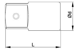 Ceta Form C31-92 3/4’’ Lokma Adaptörü - D:3/4” E:1”