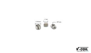 V-Coil M 2x0,4 Tırnaklı 1,0D Helicoil Yay İnox (1 Adet) 07202