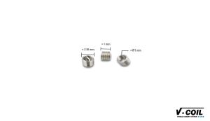 V-Coil M 2x0,4 Tırnaklı 1,0D Helicoil Yay İnox (1 Adet) 07202
