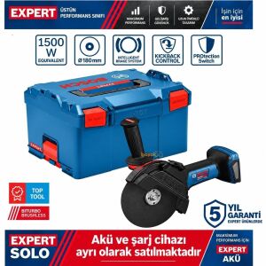 Bosch Expert EXWS18V-180P 180 mm Akülü Büyük Taşlama Solo 06019H6M00