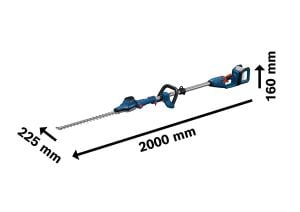 Bosch GHE 18V-50 FP Akülü Uzun Saplı Çit Kesme ve Budama Makinesi (Solo) 06008D5100