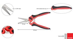 Ceta Form 190 mm Çok Amaçlı Makas (Düz) J17-190