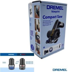 Dremel CS12V-S1 12V Akülü 85 mm Kompakt Mini Testere | Lazer Kılavuzlu USB-C