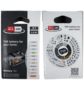 Bosch 18 V 2,5 AH Hafif Hizmet Akü (PBA 18 W-B) 1600A005B0