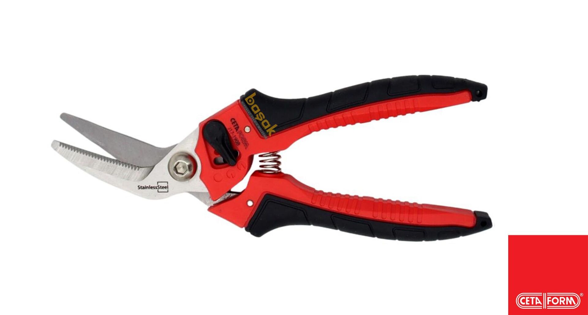 Ceta Form 190 mm Çok Amaçlı Makas (Eğri) J17-190B