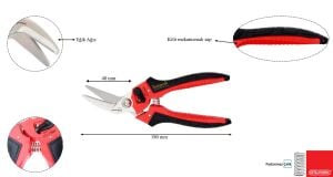 Ceta Form 190 mm Çok Amaçlı Makas (Eğri) J17-190B