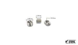 V-Coil M 4x0,7 Tırnaklı 1,0D Helicoil Yay İnox (1 Adet) 07207