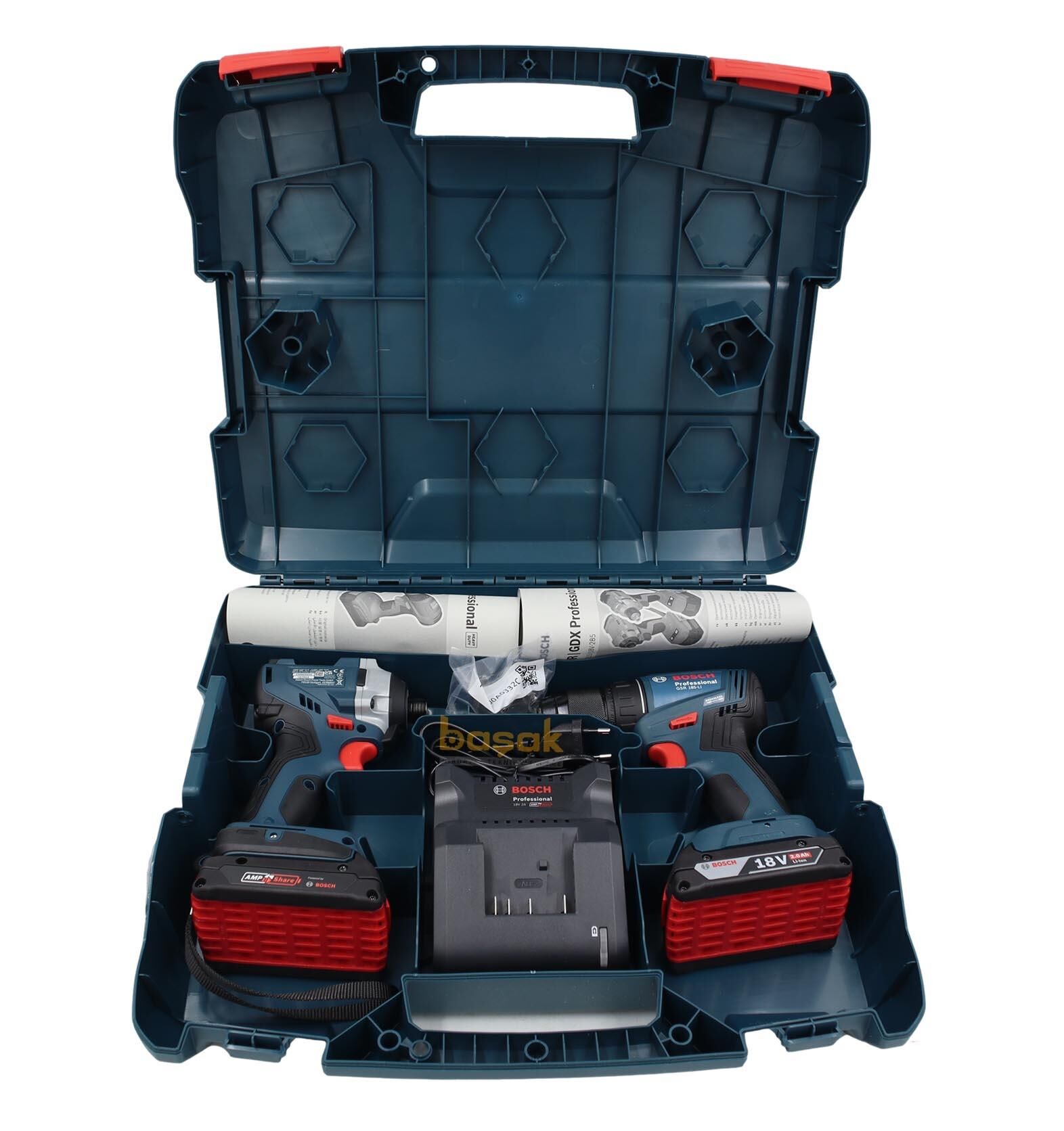 Bosch 2'li Akülü Set GDR 18V-215+GSR 185-LI 2x2 Ah 06019N2023