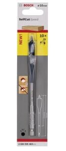 Yaprak-Kelebek 10x152 mm 1/4'' Adaptörlü Matkap Ucu SelfCut 2608595483