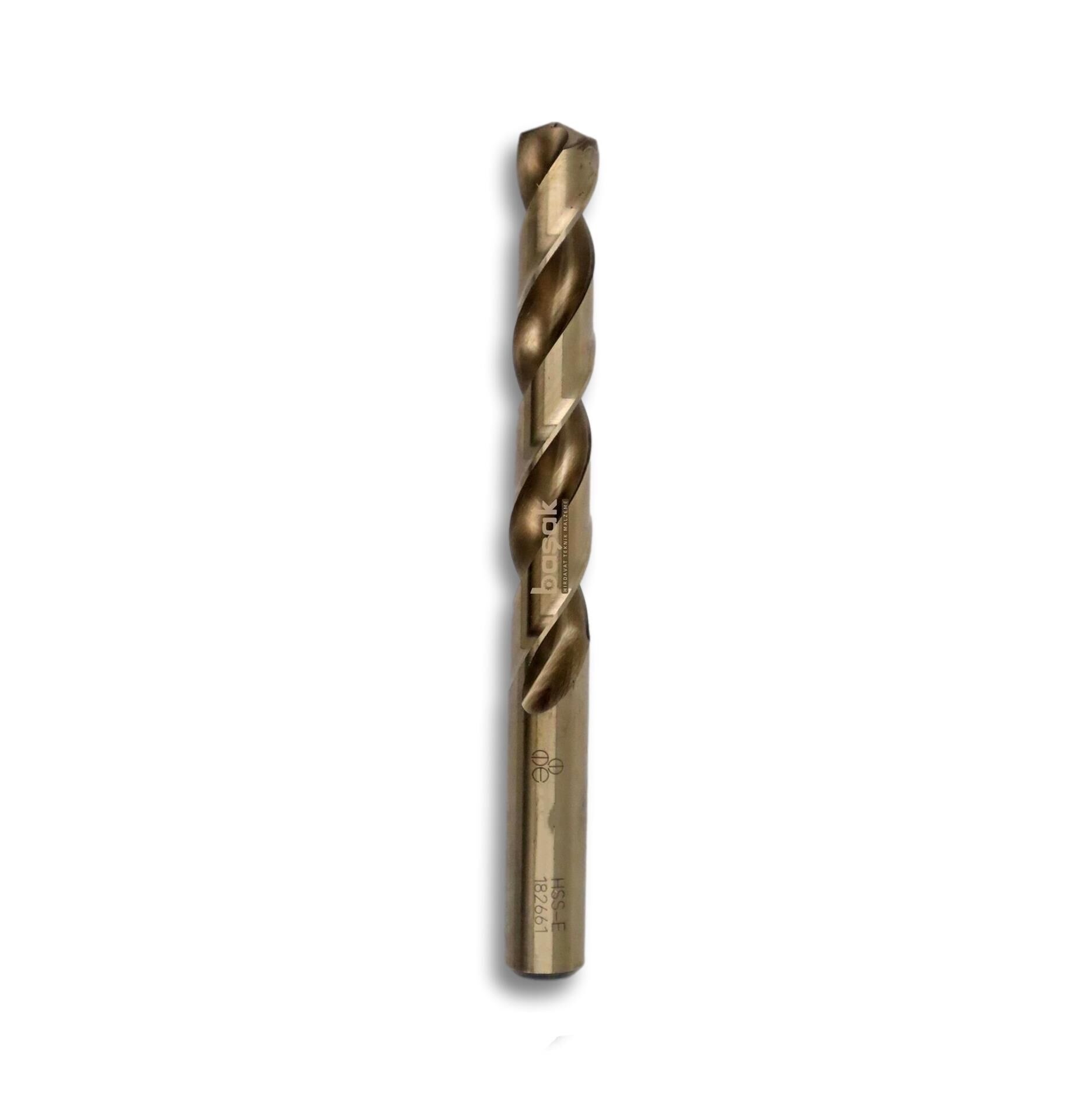 MTE 18,5 mm Paslanmaz Matkap Ucu Altın Seri HSS-E DIN 338