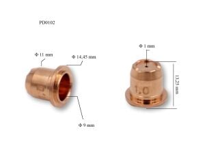 Trafimet S 45 1mm Plazma Kesim Memesi  PD0102-10