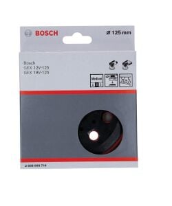 Bosch 125 mm 8 Delikli Orta Sert Zımpara Tabanı 2608000714