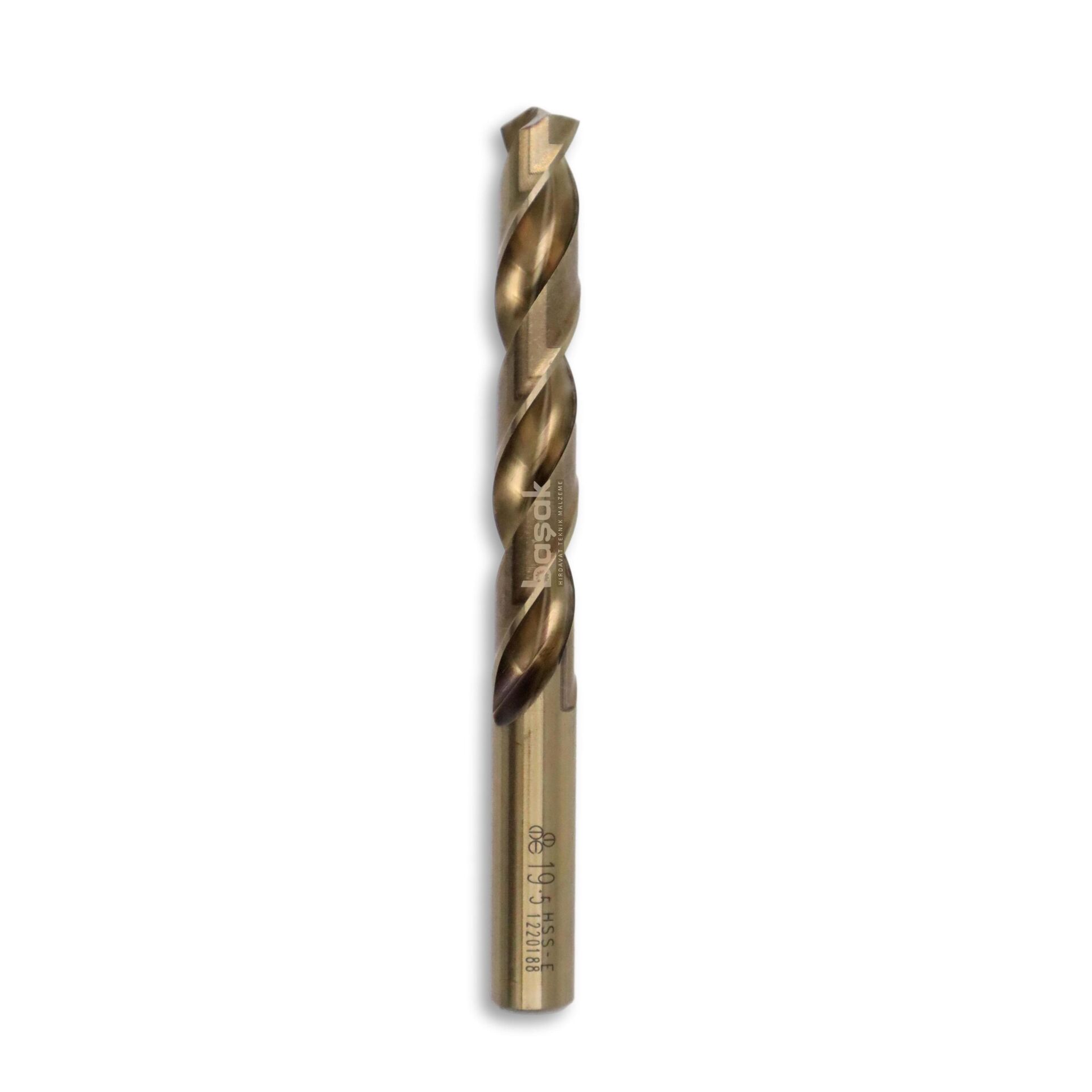 MTE 19,5 mm Paslanmaz Matkap Ucu Altın Seri HSS-E DIN 338