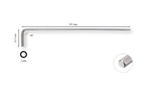 Ceta Form 2 mm L Uzun Allen (Alyan) Anahtar