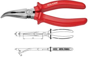 Ceta Form 200mm E16-43-0200 Eğri Kargaburun (Polisajlı/UniGrip Sap)