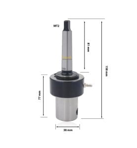 Manyetik Matkap Mors Konik Adaptörü MK2 Vidalı Soğutmalı